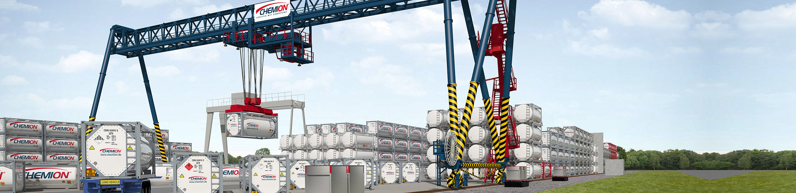 Chemion builds a second container terminal at the Chempark in Dormagen.